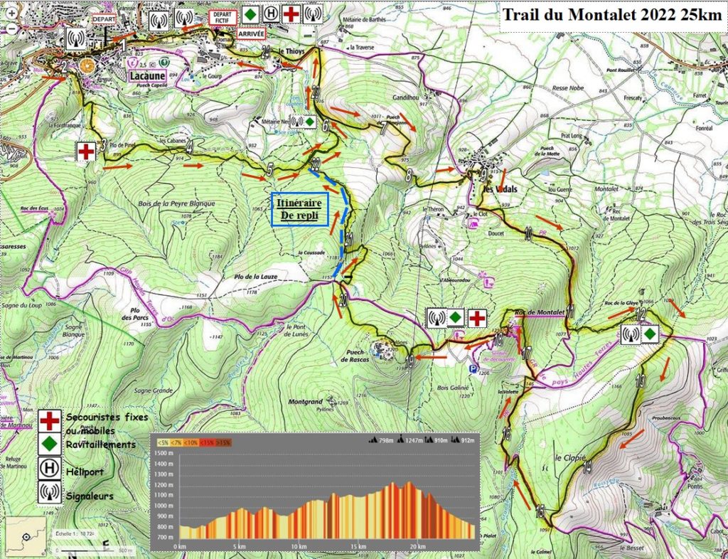 Trail du Montalet 25km 2022